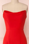 Keitirira | Red Bustier Dress