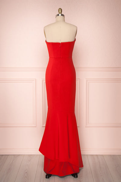 Keitirira | Red Bustier Dress