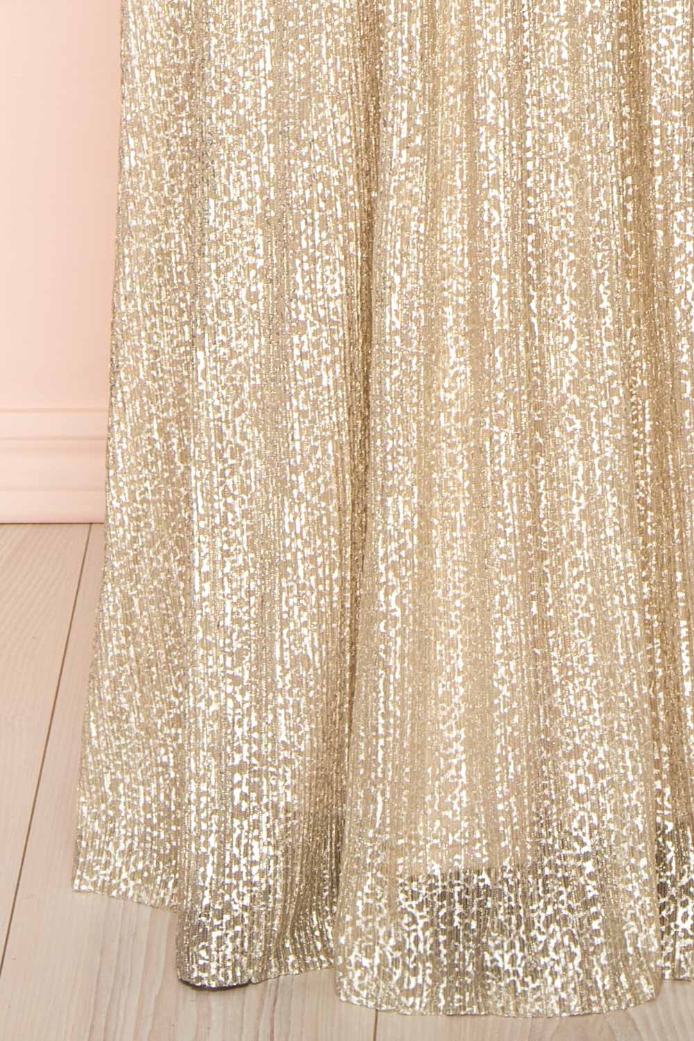 Kennedy Shimmery Patterned Maxi Dress | Boutique 1861 bottom 