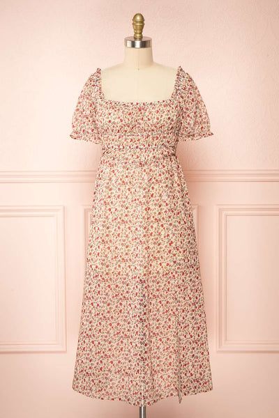 Kerus Floral Midi Dress | Boutique 1861 front view