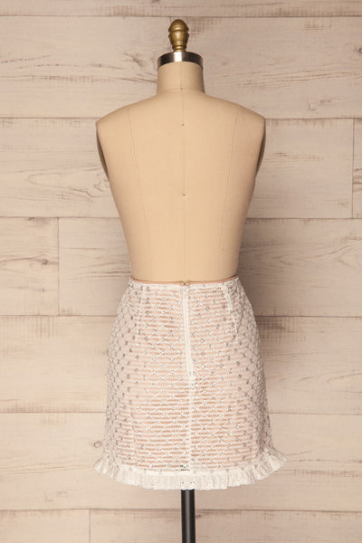 Kesariani White Mesh Mini Skirt | La Petite Garçonne 6