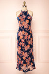 Kettia Floral Halter Dress | Boutique 1861 front view
