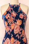 Kettia Floral Halter Dress | Boutique 1861 front close-up