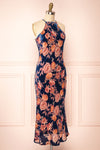 Kettia Floral Halter Dress | Boutique 1861 side view