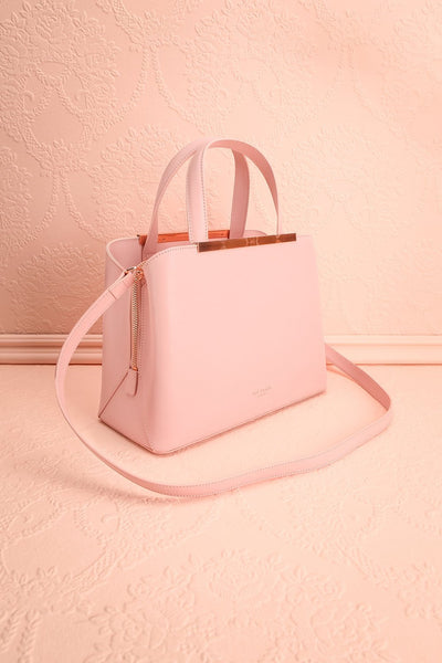 Khakovka Pink Leather Ted Baker Crossbody Bag | Boutique 1861 4