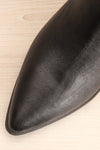 Khalkis Black Western Style Ankle Boots flat lay close-up | La Petite Garçonne