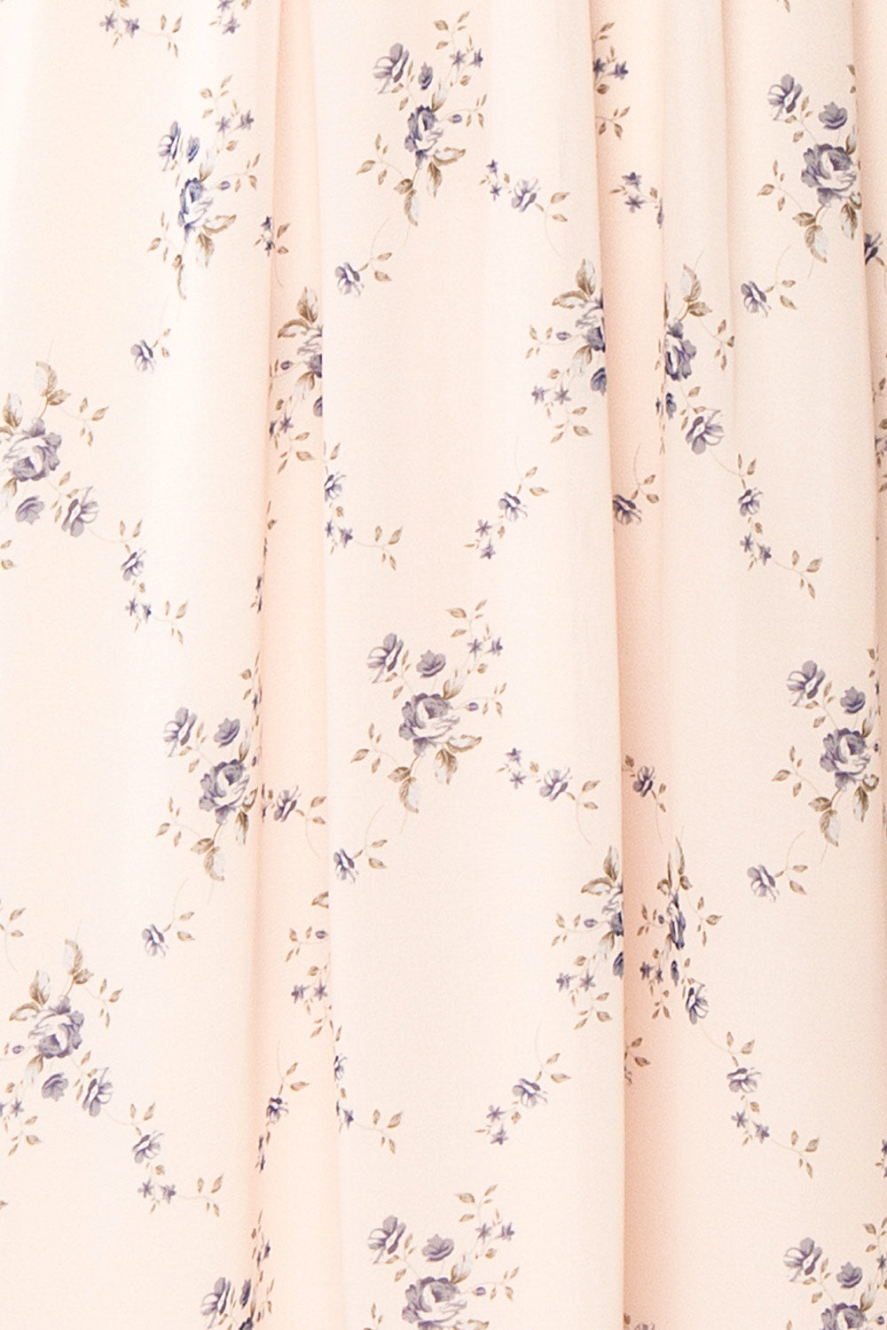Khanom Pink V-Neck Floral Print Midi Dress | Boutique 1861 fabric 