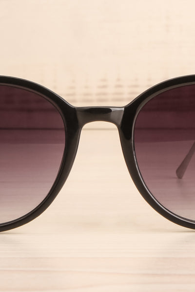 Khora Silver & Black Wayfarer Sunglasses | La Petite Garçonne 6