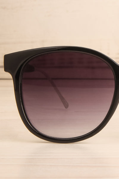 Khora Silver & Black Wayfarer Sunglasses | La Petite Garçonne 5