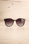 Khora Silver & Black Wayfarer Sunglasses | La Petite Garçonne 1