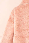 Kielo Pink Teddy Jacket | Boutique 1861 back close-up