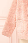 Kielo Pink Teddy Jacket | Boutique 1861 sleeve