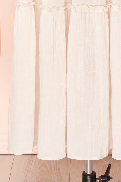 Kieu Beige Flowy Layered Maxi Dress | Boutique 1861 bottom