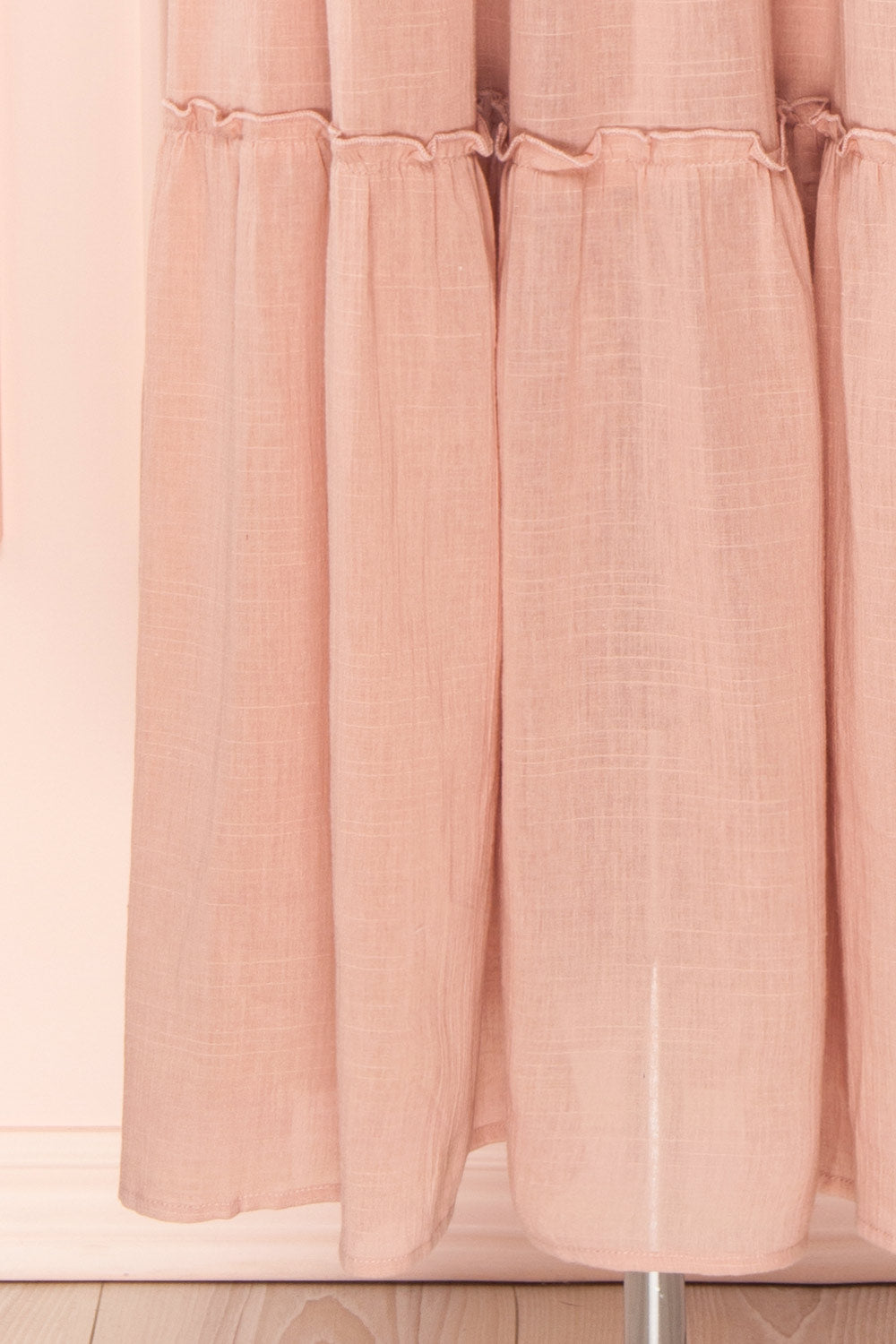 Kieu Pink Flowy Layered Maxi Dress | Boutique 1861 bottom 