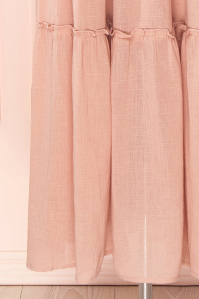 Kieu Pink Flowy Layered Maxi Dress | Boutique 1861 bottom