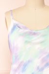 Kinny Tie-Dye Cowl Neck Midi Dress | Boutique 1861 front close-up