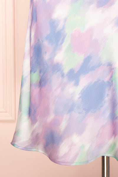Kinny Tie-Dye Cowl Neck Midi Dress | Boutique 1861 bottom