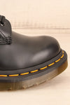 Kirkbride Leather Black Dr. Martens Boots side front close-up | La Petite Garçonne