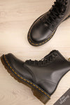 Kirkbride Leather Black Dr. Martens Boots | La petite garçonne