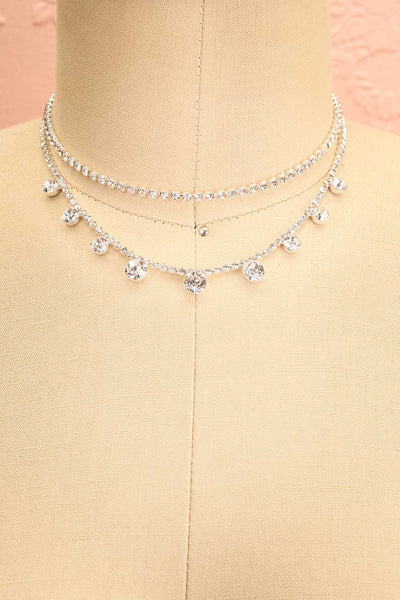 Kolkwitzia Set of 2 Crystal Choker Necklaces | Boutique 1861