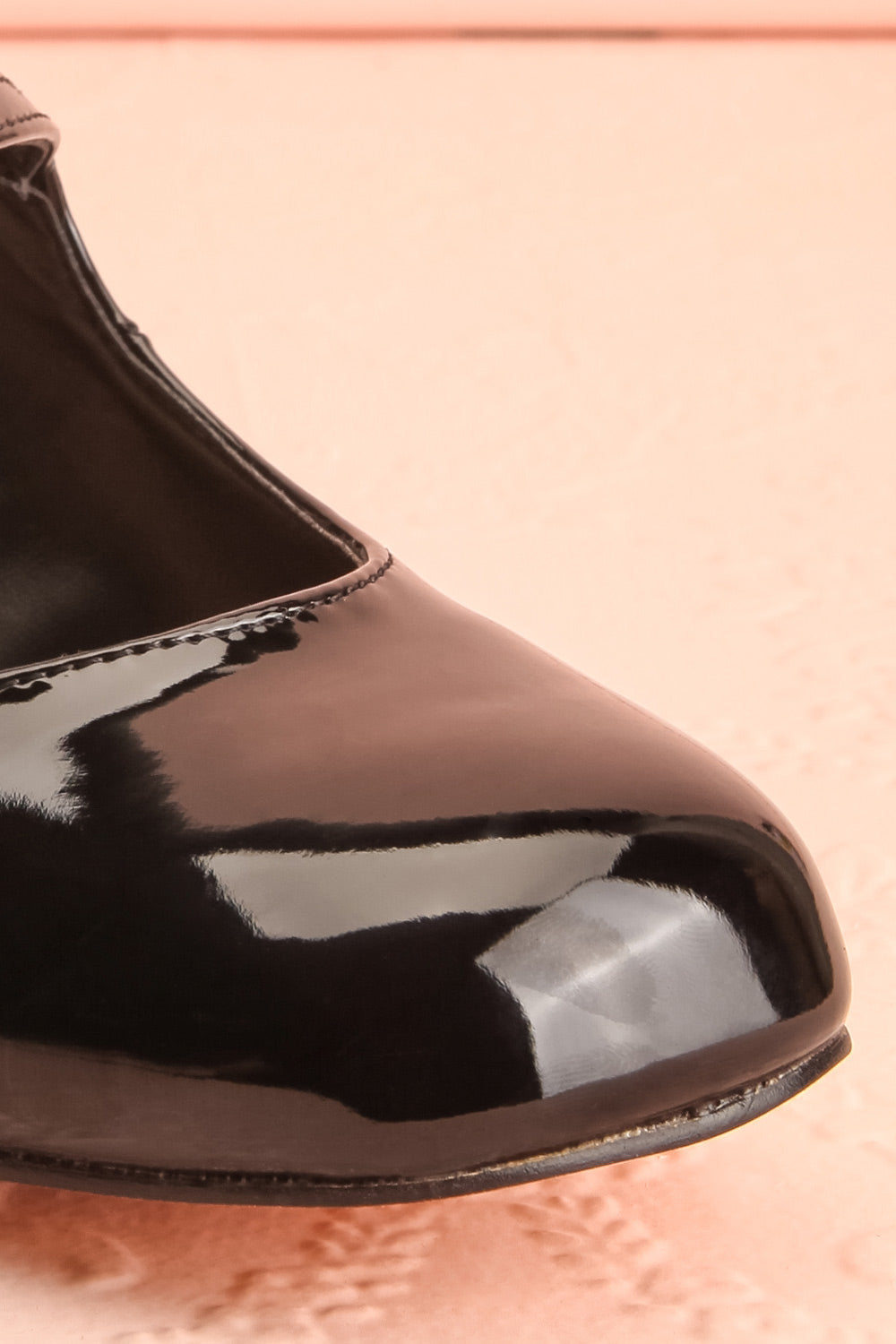 Koolina Glossy Mary Jane Platform Shoes | Boutique 1861 front close-up