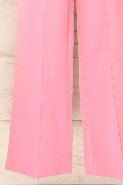 Korcula Pink High Waisted Wide Leg Pants | La petite garçonne bottom