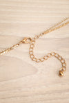 Kralyor | Chain Layered Chain Necklace w/ Pendant closure