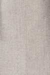 Krzyz Grey Open Felt Coat with Belt | La petite garçonne fabric