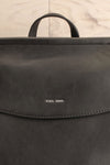 Kyym Black Pixie Mood Faux-Leather Backpack front close-up | La Petite Garçonne