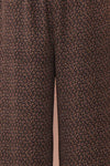 Labiszyn Brown Floral Jumpsuit | Combinaison fabric | Boutique 1861