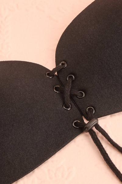 Lace-up Freebra Beige Adjustable Adhesive Bra | Boutique 1861 close-up