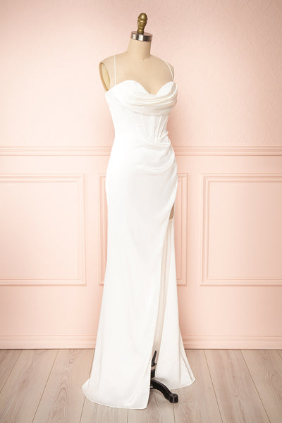 Lakesha Corset Bridal Maxi Dress | Boudoir 1861 side view