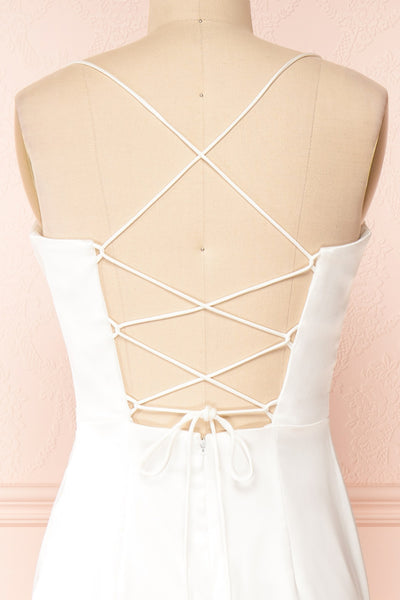 Lakesha Corset Bridal Maxi Dress | Boudoir 1861 back close-up