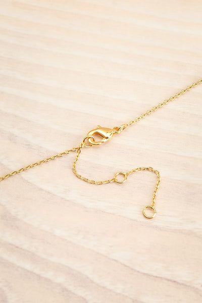 Lakhideamani Gold Snake Necklace | La petite garçonne closure