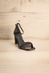 Lakonia Black Heeled Sandals front view | La Petite Garçonne Chpt. 2 4