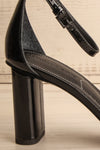 Lakonia Black Heeled Sandals side close-up | La Petite Garçonne Chpt. 2 7