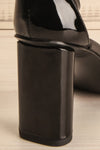 Lakonia Black Heeled Sandals back close-up | La Petite Garçonne Chpt. 2 10