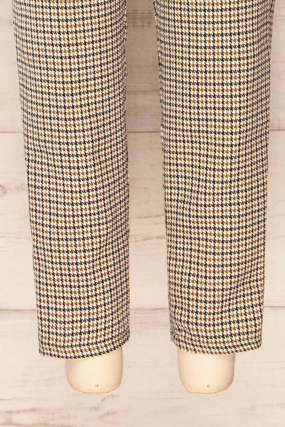 Lara Houndstooth Straight Leg Pants | La petite garçonne  bottom 