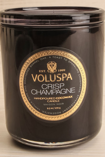 Large Classic Candle Crisp Champagne by Voluspa | La petite garçonne close-up