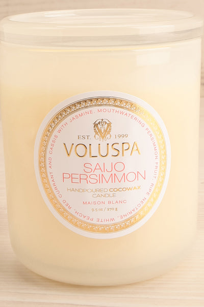 Large Classic Candle Saijo Persimmon by Voluspa | La petite garçonne close-up