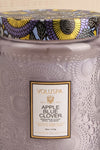 Large Jar Candle Apple Blue Clover by Voluspa | La petite garçonne close-up