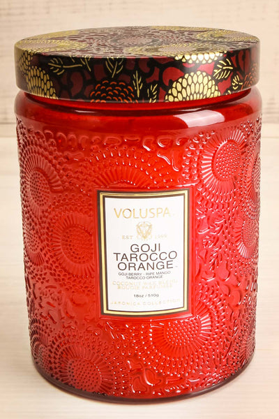 Large Jar Candle Goji Tarocco Orange | La petite garçonne front