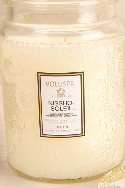 Large Jar Candle Nissho Soleil | Voluspa | La petite garçonne close-up