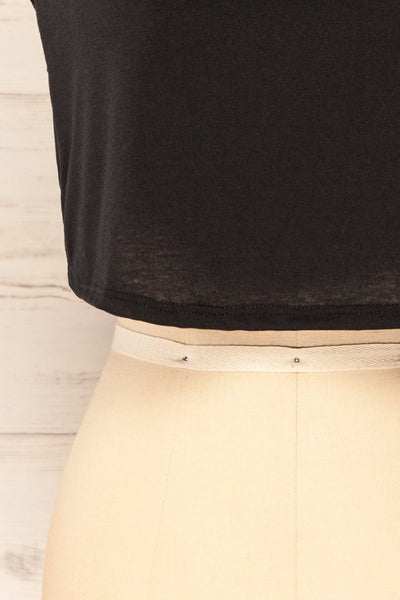 Larryk Black Sleeveless Cropped Top | La Petite Garçonne bottom