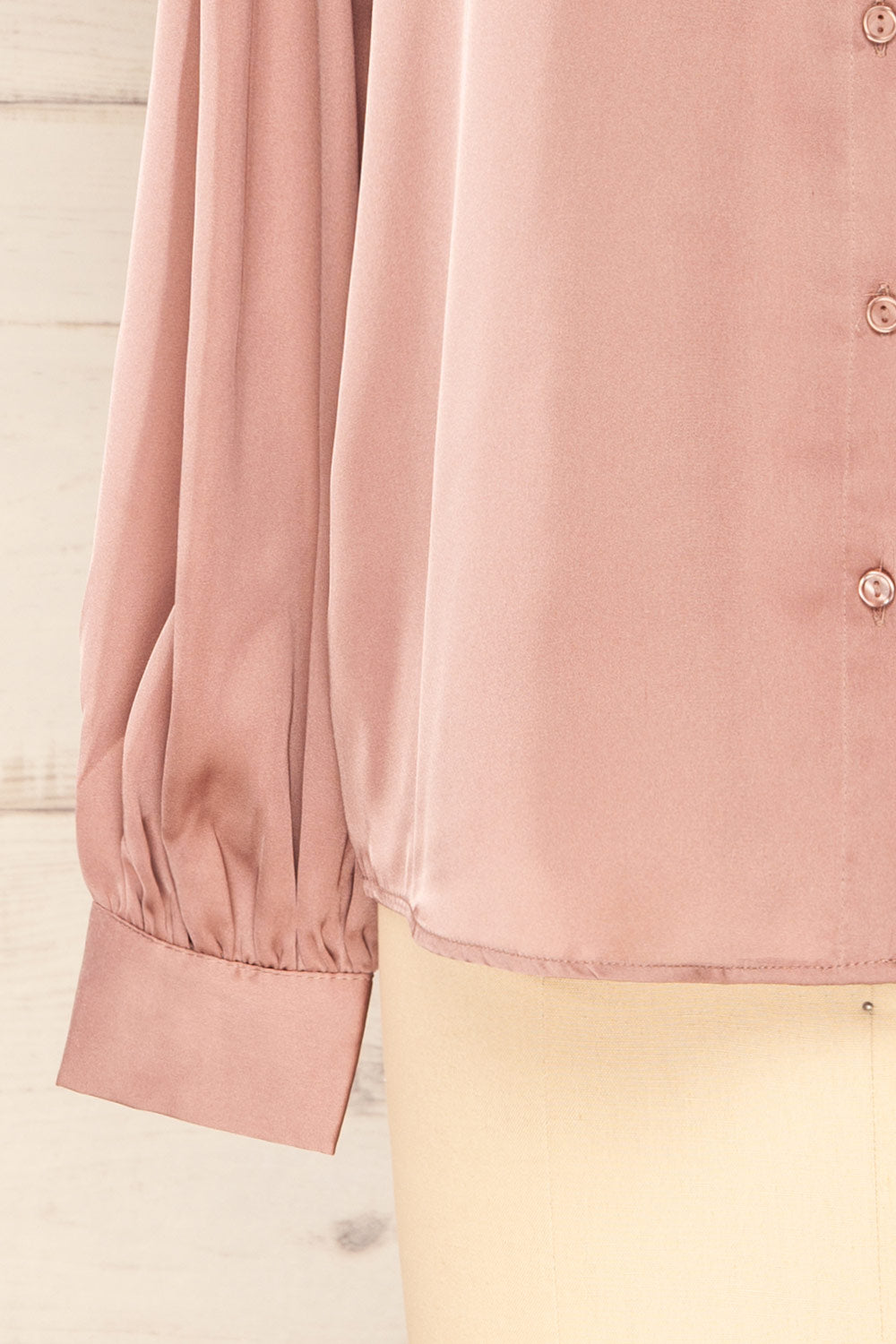 Lasatine Mauve Puffy Sleeve Shirt | La petite garçonne sleeve