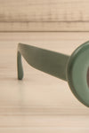 Laskati Green Oval Sunglasses | La petite garçonne branch close-up