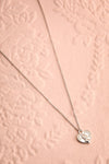 Latty Silver Heart Pendant Necklace | La petite garçonne flat view