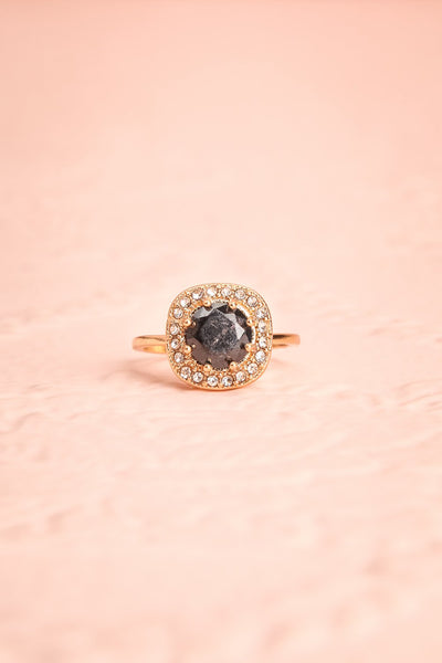 Latum Carbonado Golden & Black Statement Ring | Boutique 1861 4