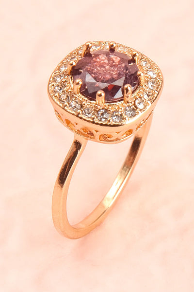 Latum Grenat Golden & Red Statement Ring | Boutique 1861 5