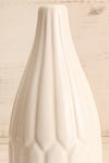 Lauca Beige Textured Ceramic Vase | Maison garçonne medium close-up